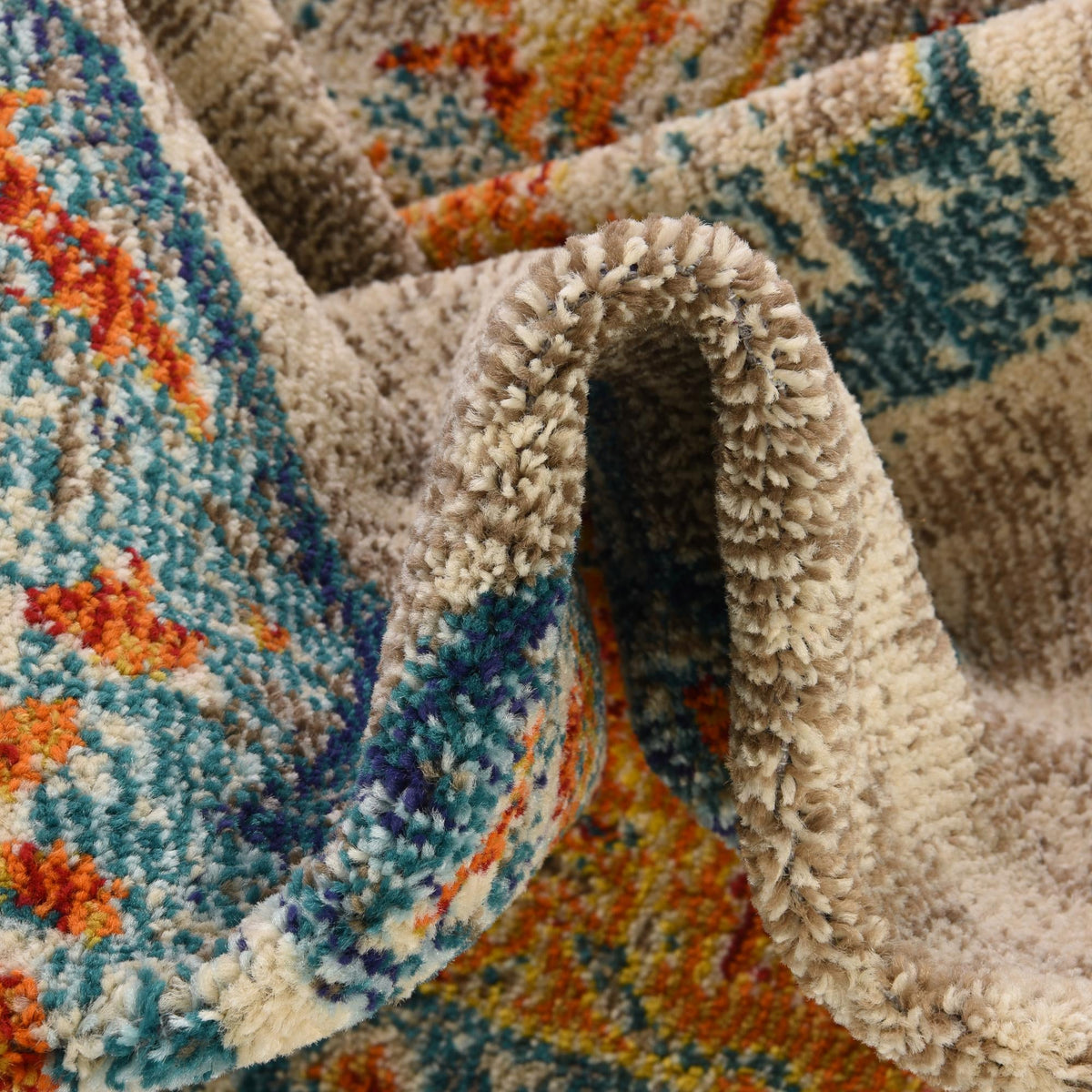 Vita Da Vinci Blue & Beige Area Rug | Original supplier photo 25