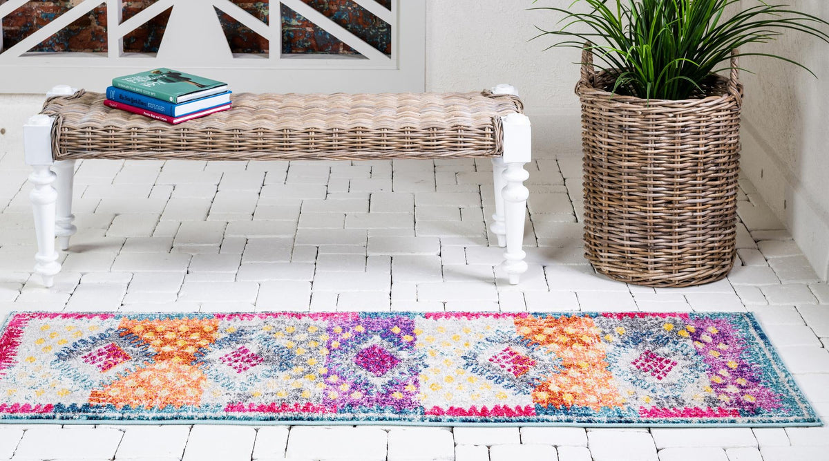 Vita Matisse Multi & Blue Area Rug | Unique Loom high-resolution supplier additional photo 3140827_image_1012.jpg