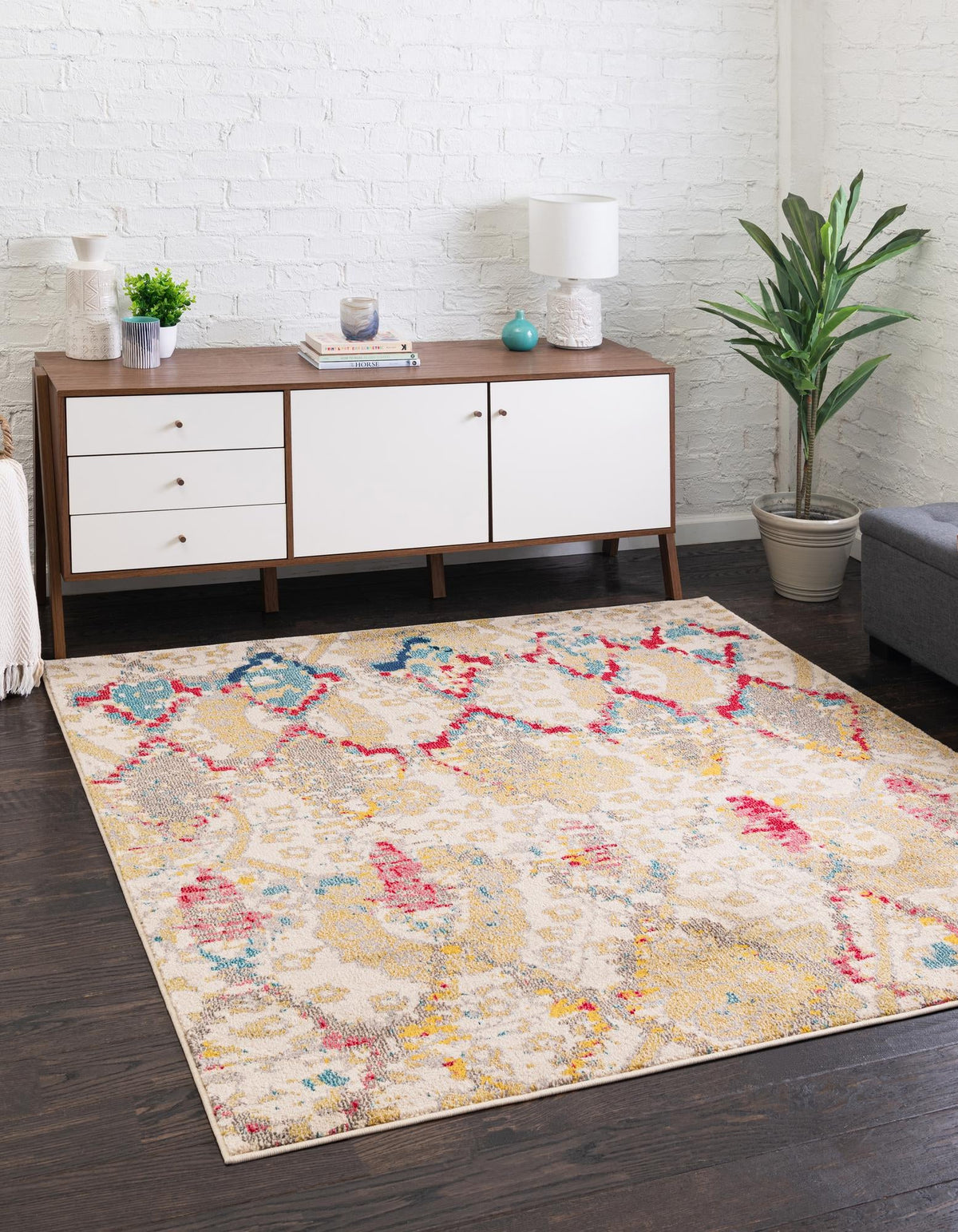 Sedona Canyon Beige & Light Blue Area Rug | Original supplier photo 19