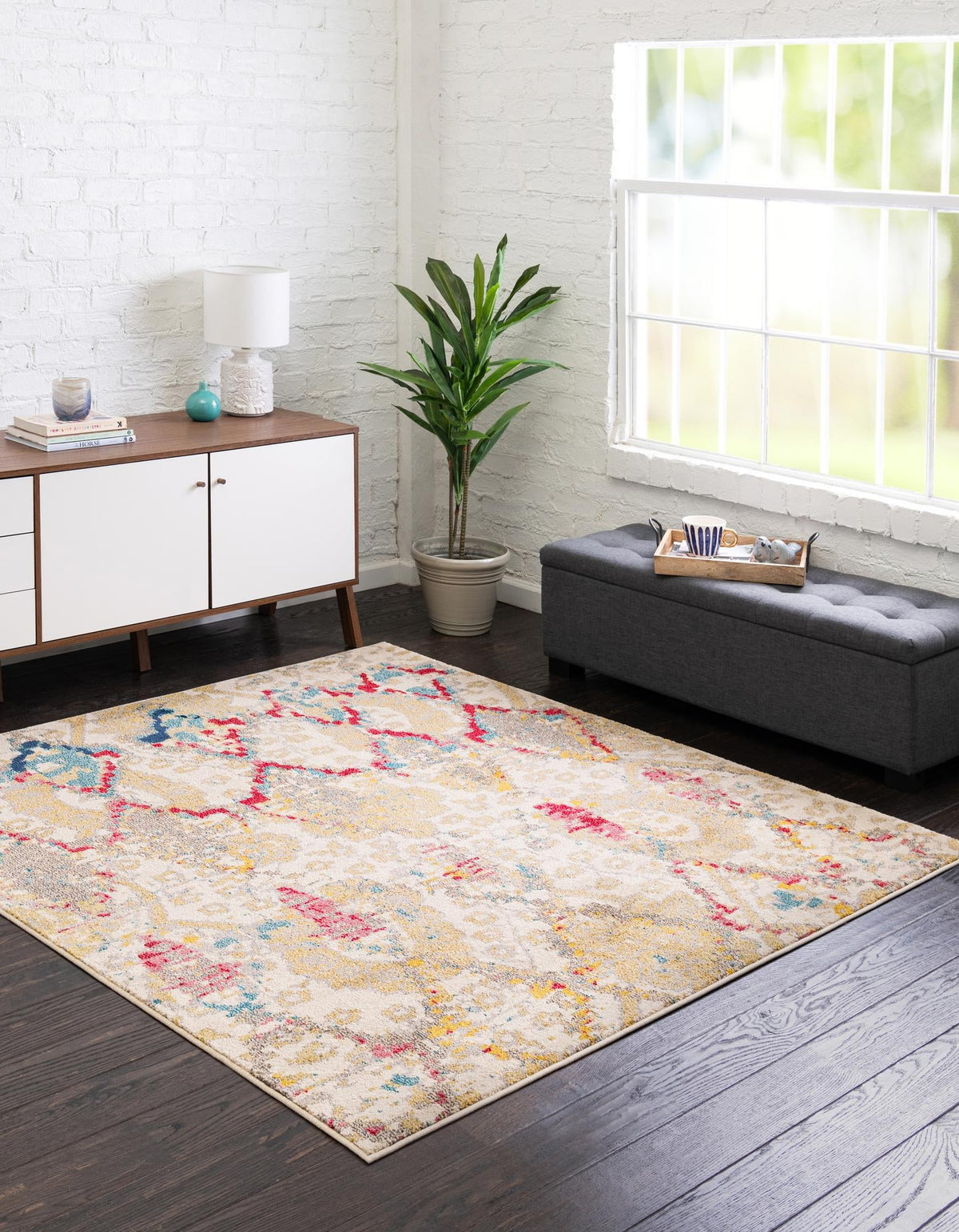 Sedona Canyon Beige & Light Blue Area Rug | Original supplier photo 21