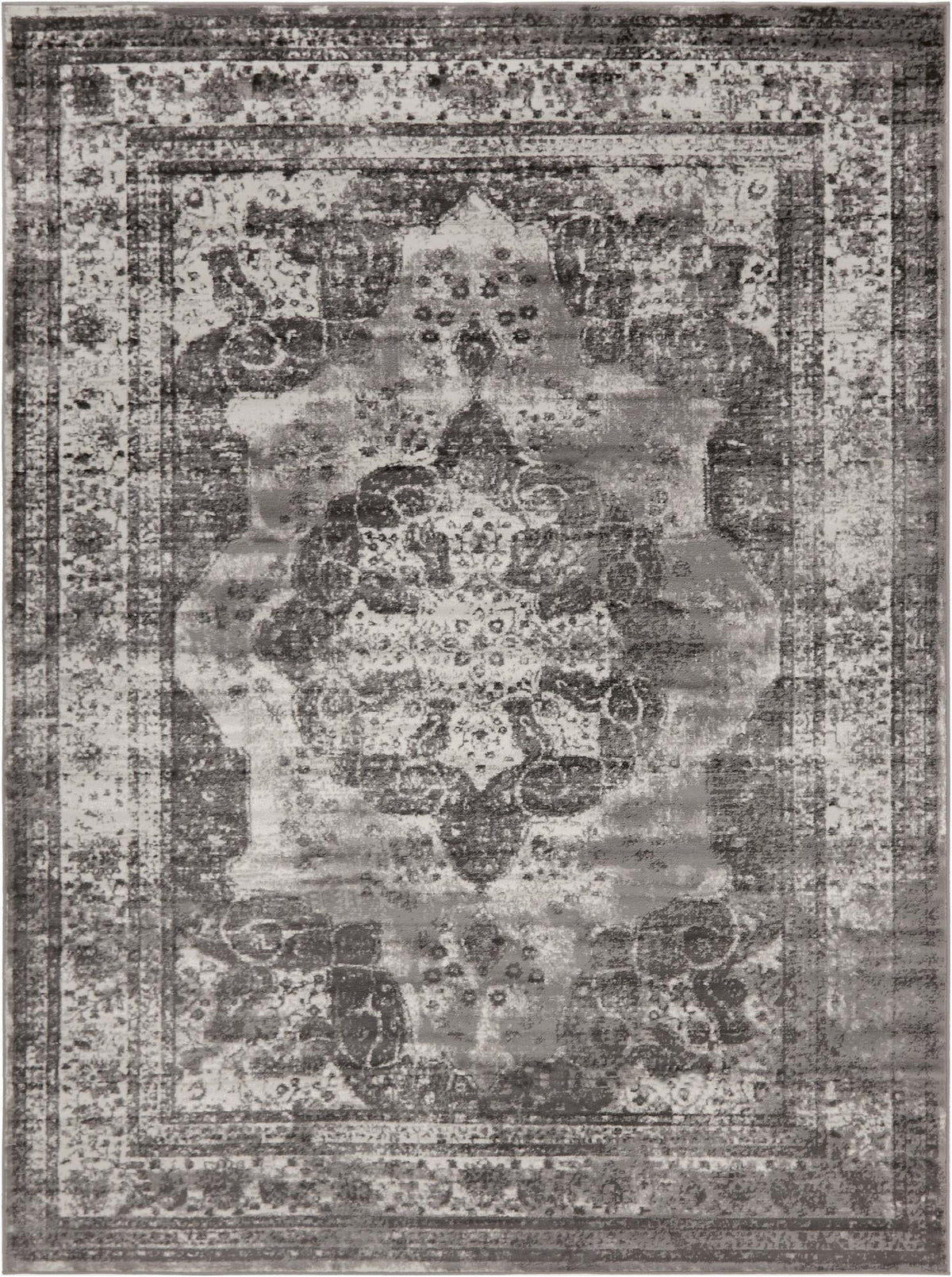 Sofia Salle Garnier Gray & Ivory Area Rug | Original supplier photo 13