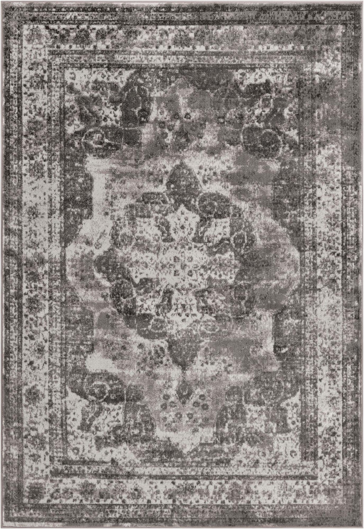 Sofia Salle Garnier Gray & Ivory Area Rug | Original supplier photo 14