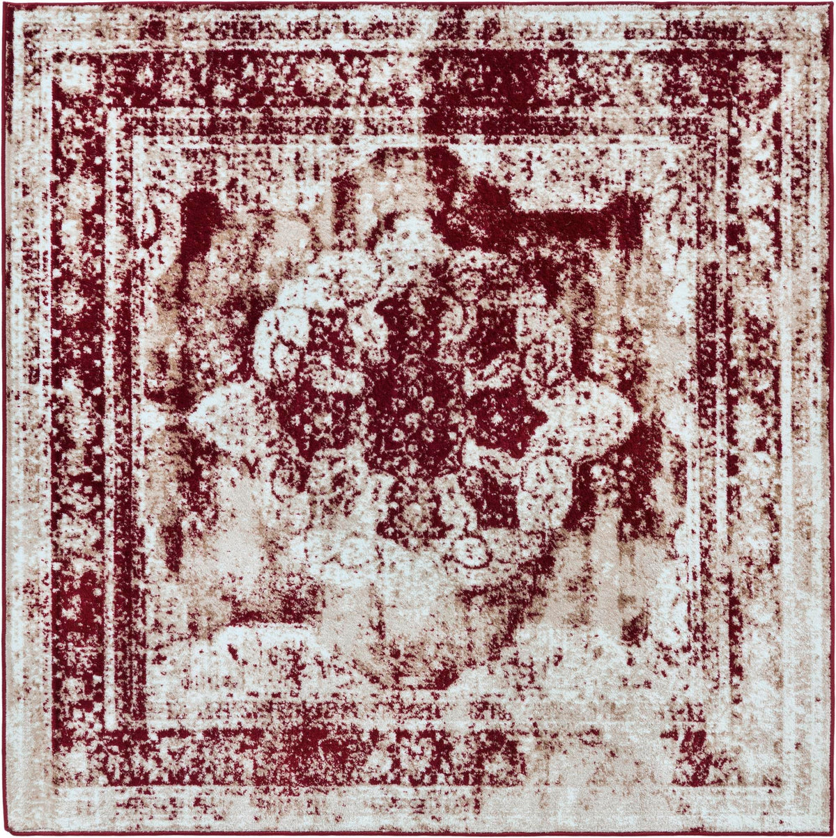 Sofia Salle Garnier Burgundy/Ivory | Supplier rug image / alternate view