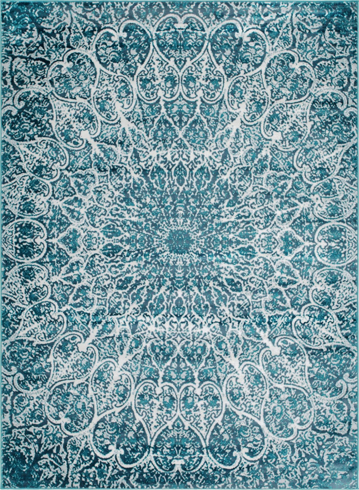 Sofia Grace Turquoise & Ivory Area Rug | Original supplier photo 41