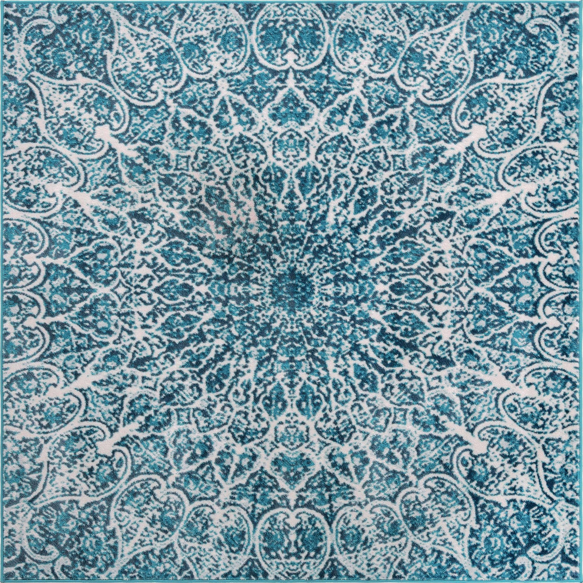 Sofia Grace Turquoise & Ivory Area Rug | Original supplier photo 36