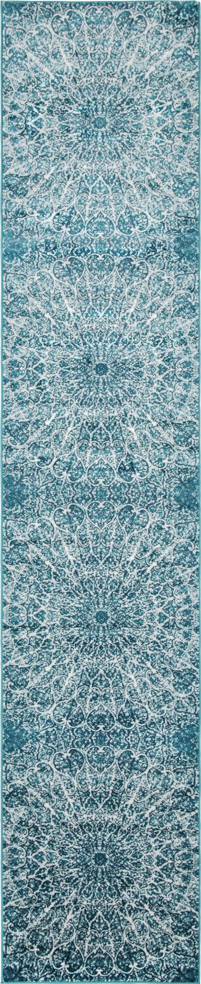 Sofia Grace Turquoise & Ivory Area Rug | Original supplier photo 14