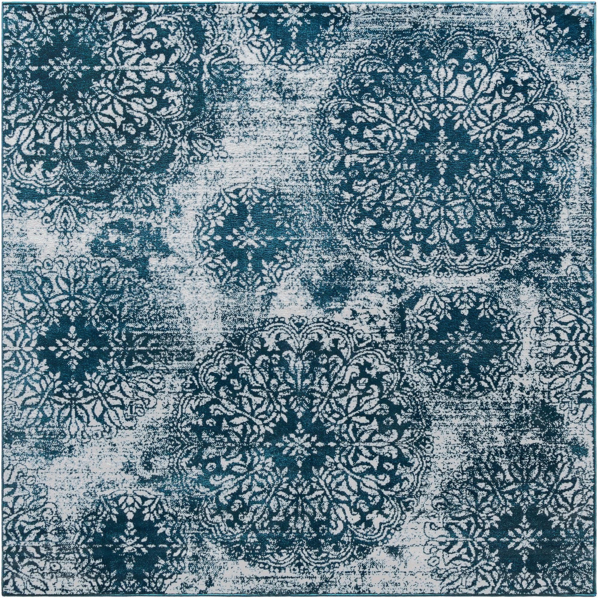 Sofia Grand Blue & Ivory Area Rug | Manufacturer additional original detail or rug view