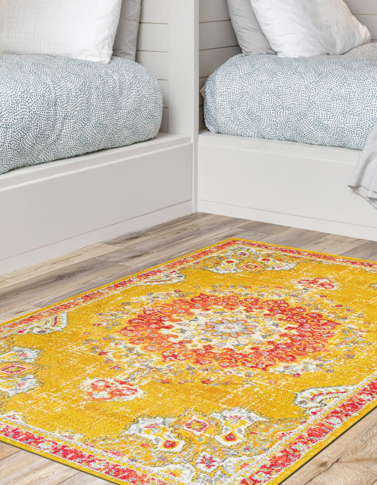 Penrose Alexis Gold & Gray Area Rug | Original supplier photo 3