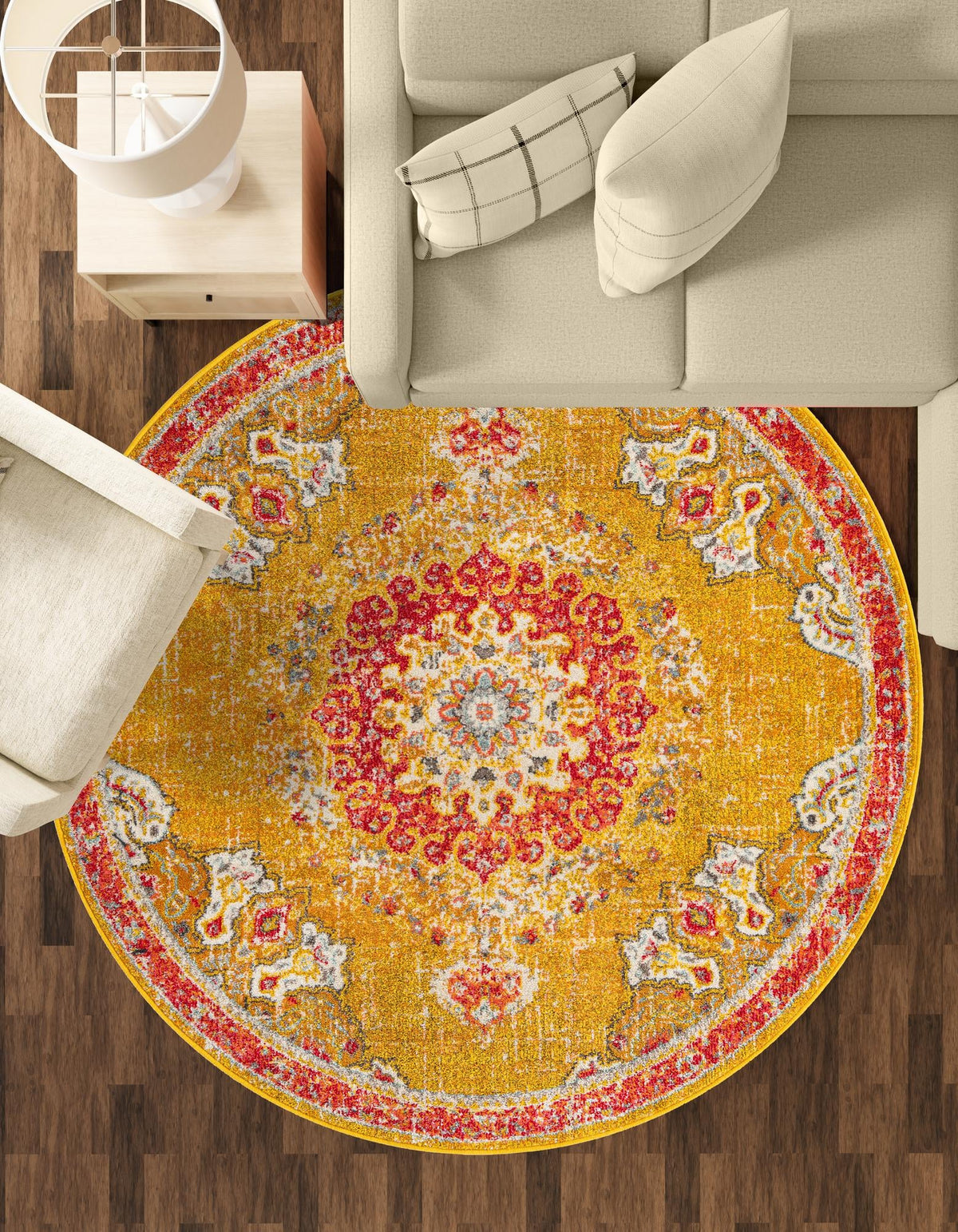Penrose Alexis Gold & Gray Area Rug | Original supplier photo 23