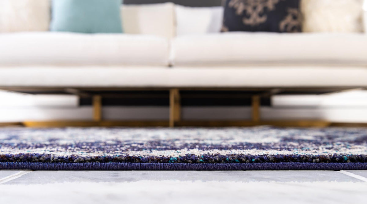 Penrose Alexis Navy Blue/Beige | Supplier rug image / alternate view