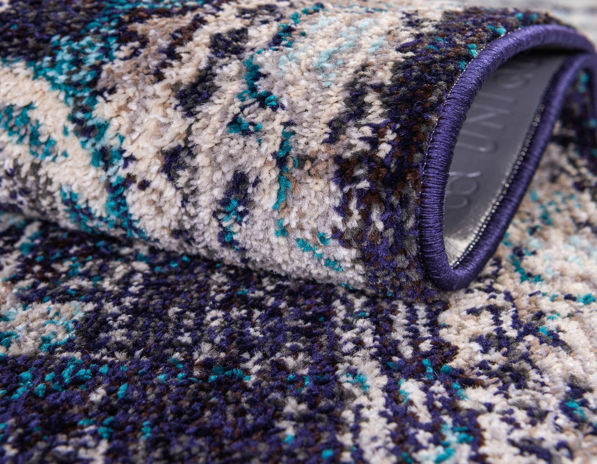 Penrose Alexis Navy Blue/Beige | Supplier rug image / alternate view