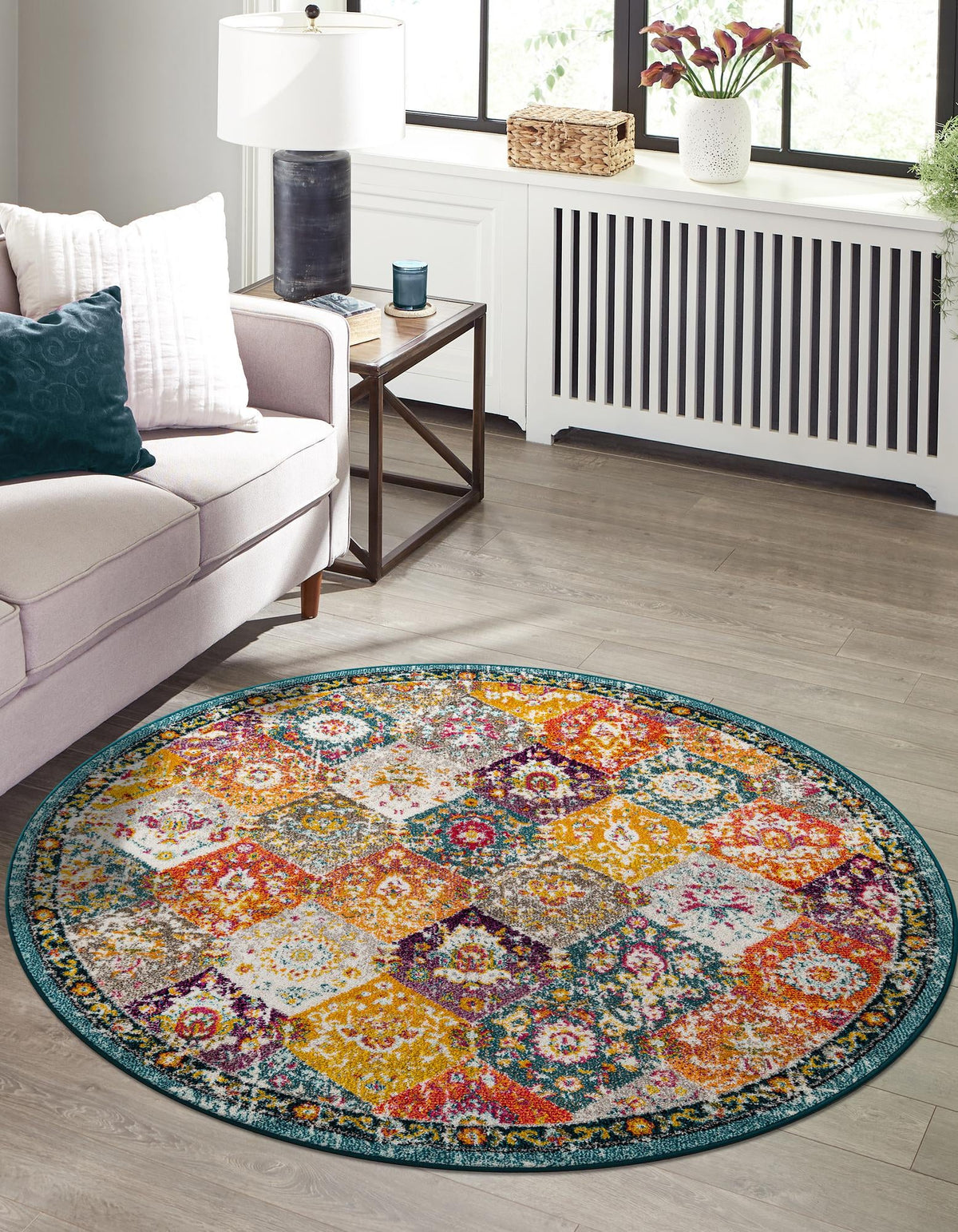 Penrose Blake Multi & Blue Area Rug | Original supplier photo 20