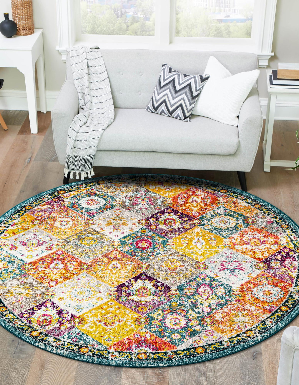 Penrose Blake Multi & Blue Area Rug | Original supplier photo 29