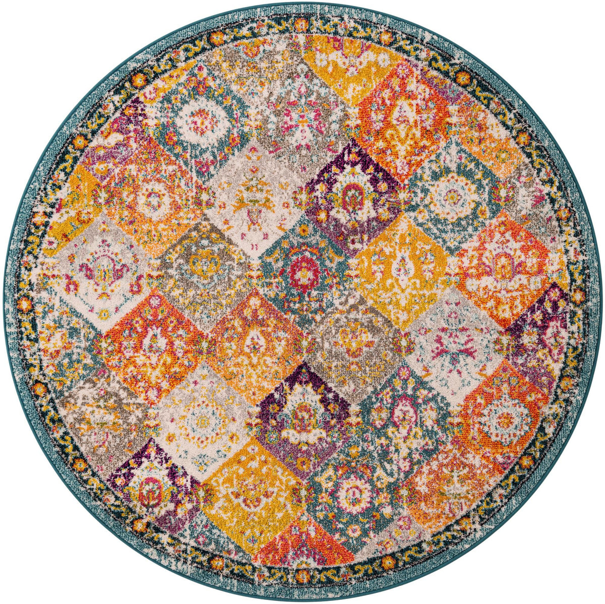 Penrose Blake Multi & Blue Area Rug | Original supplier photo 51