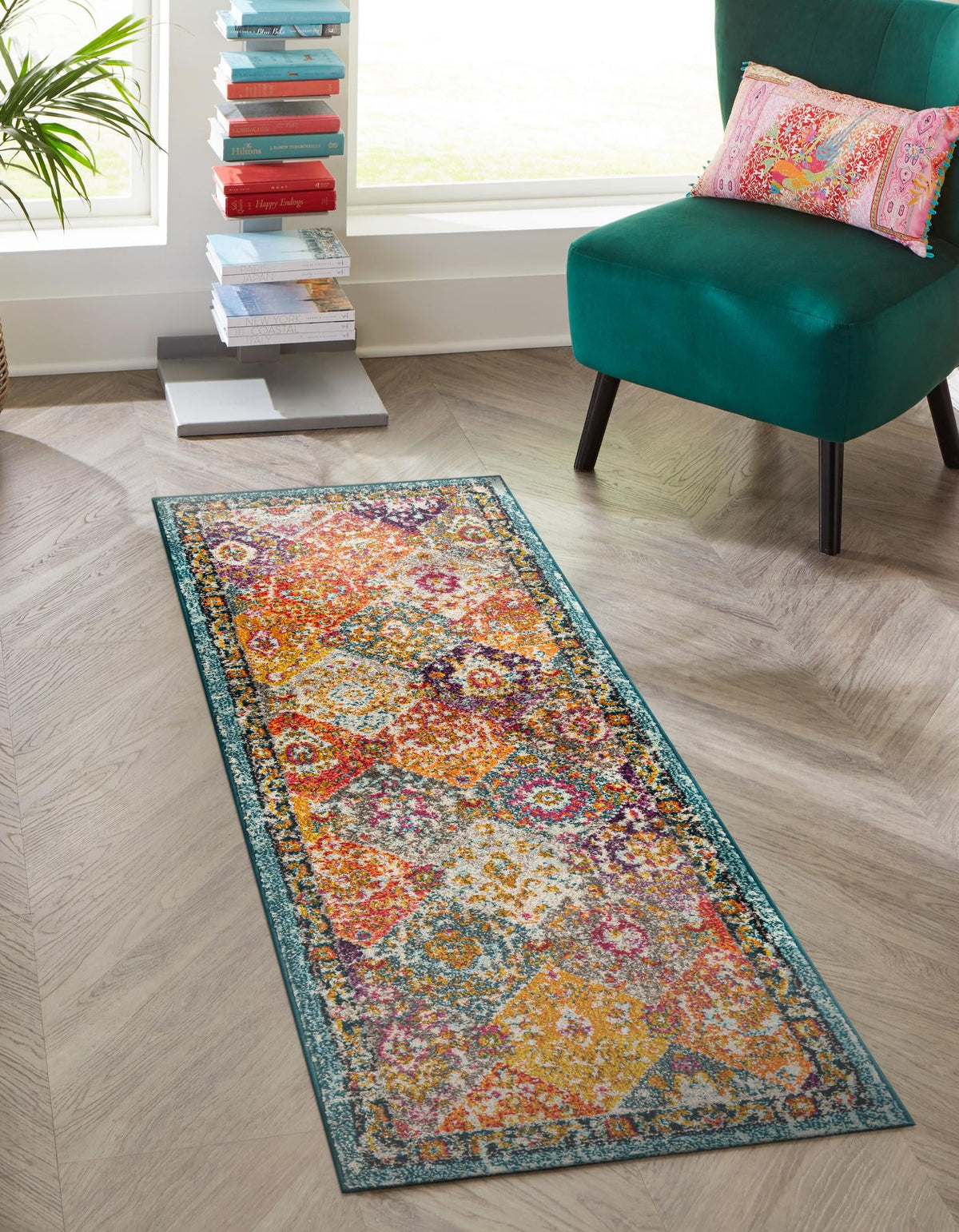 Penrose Blake Multi & Blue Area Rug | Original supplier photo 42