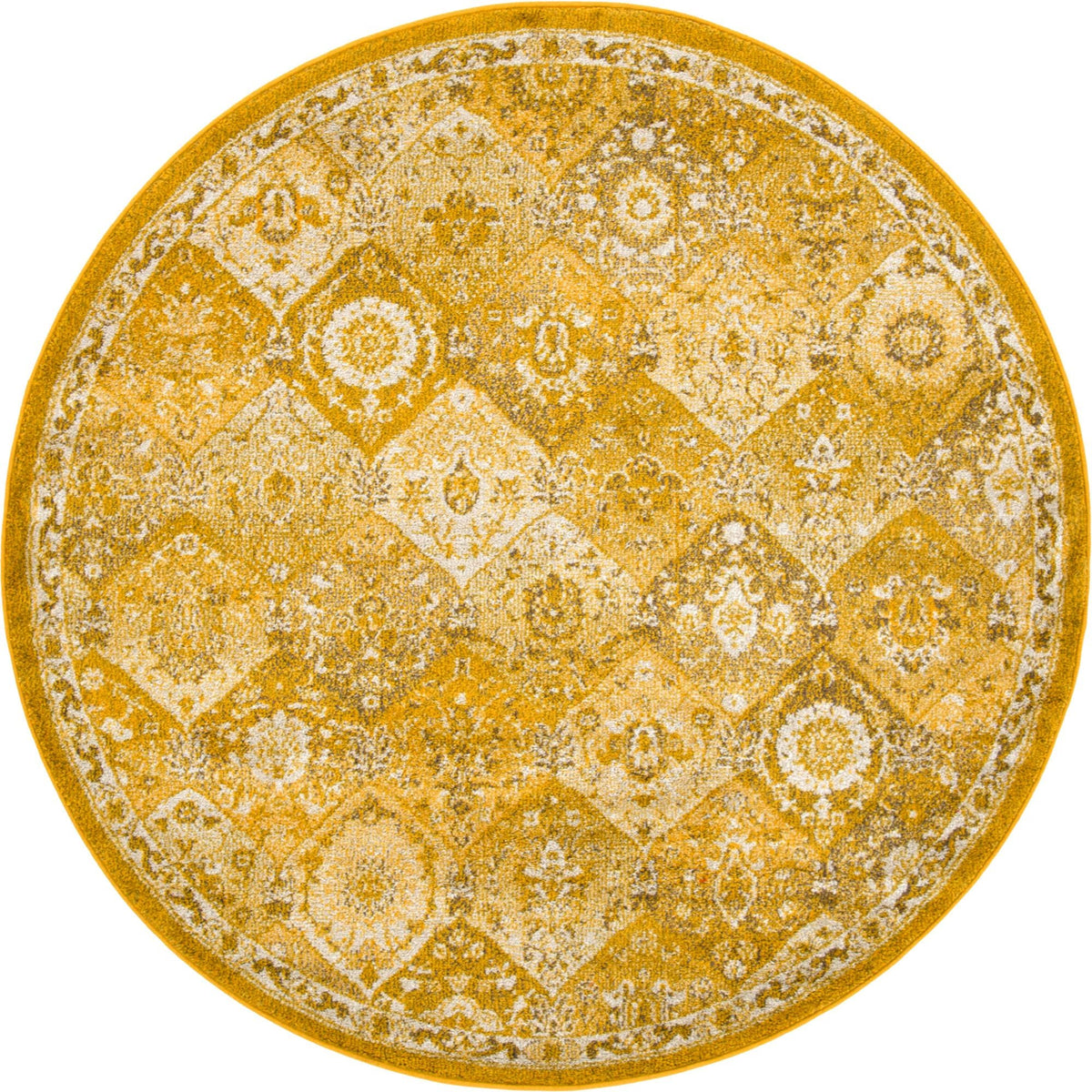 Penrose Blake Yellow & Beige Area Rug | Original supplier photo 12