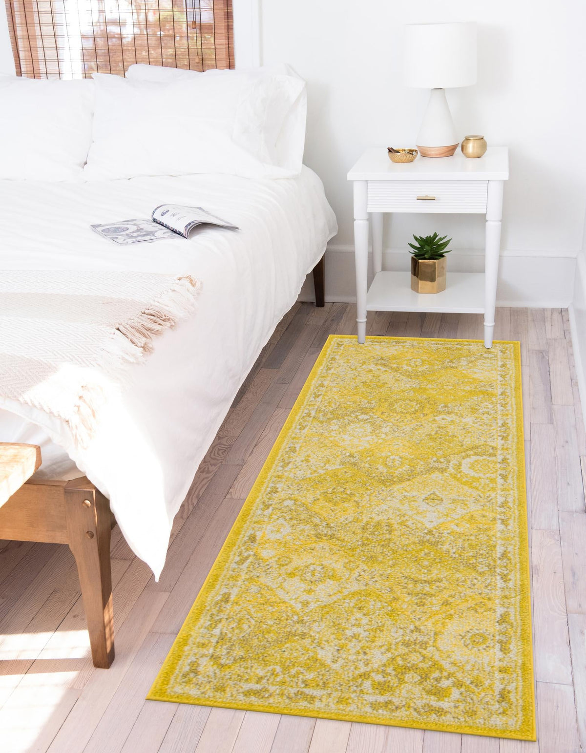 Penrose Blake Yellow & Beige Area Rug | Original supplier photo 22