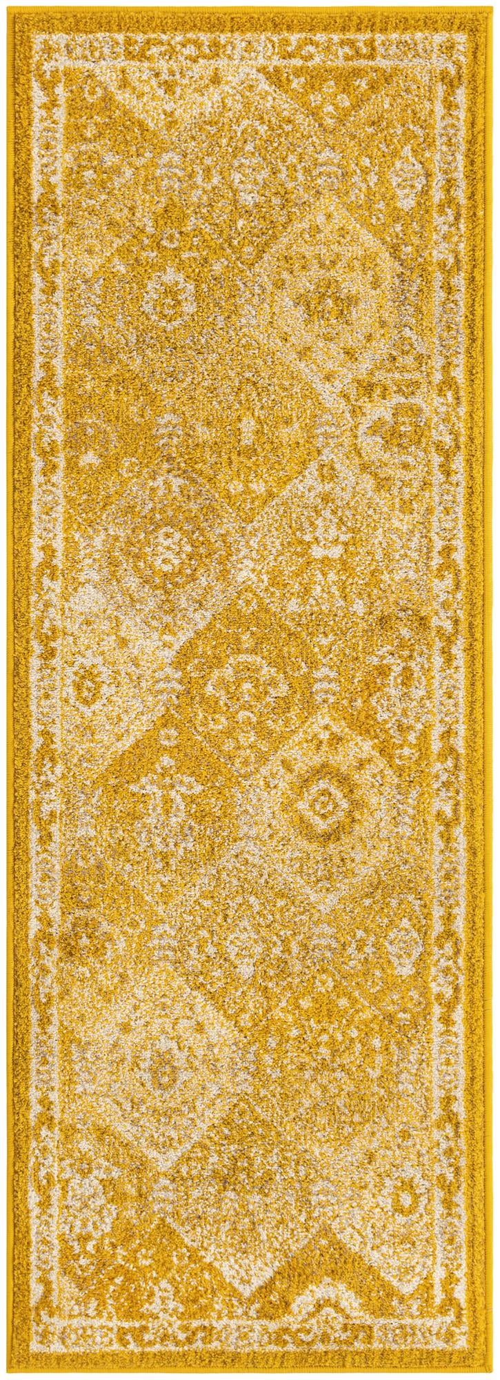Penrose Blake Yellow & Beige Area Rug | Original supplier photo 23