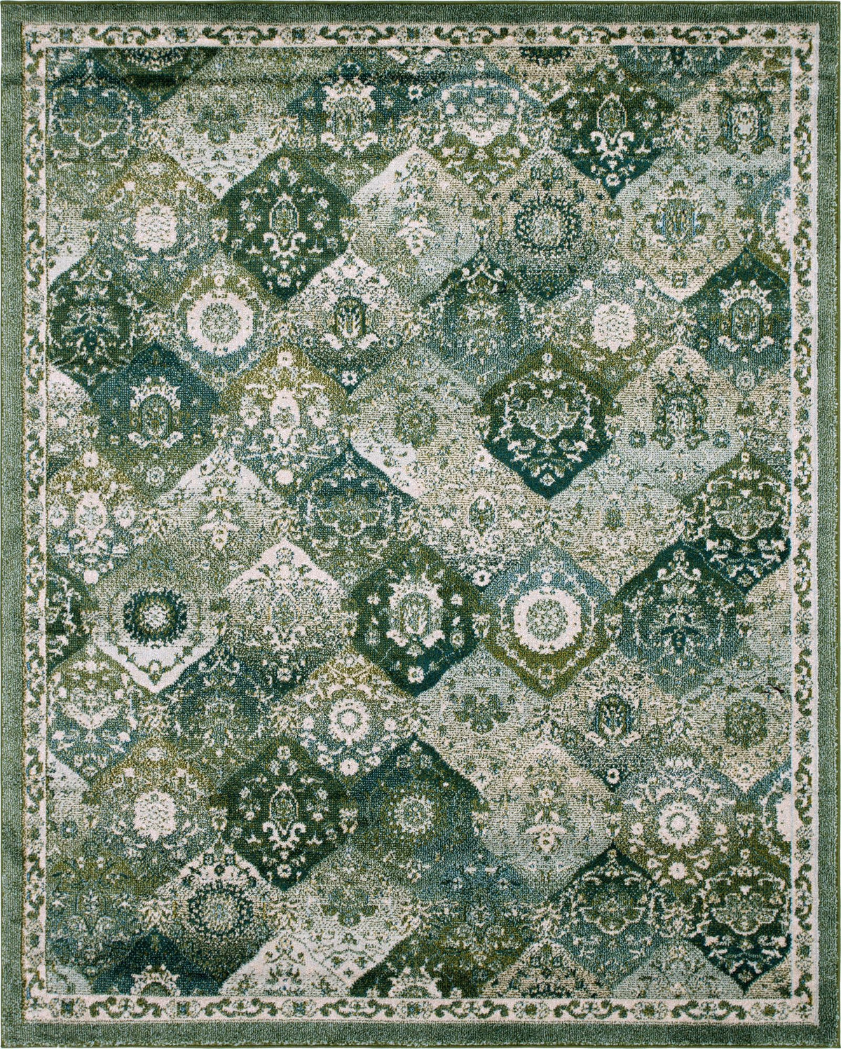Penrose Blake Green/Beige | Overhead rug, default SKU 3143435