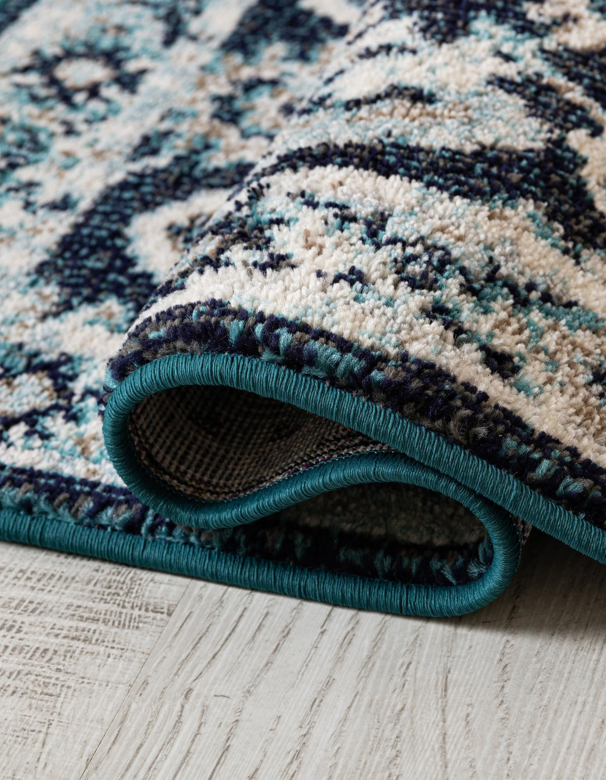 Penrose Krystle Navy Blue/Beige | Supplier rug image / alternate view
