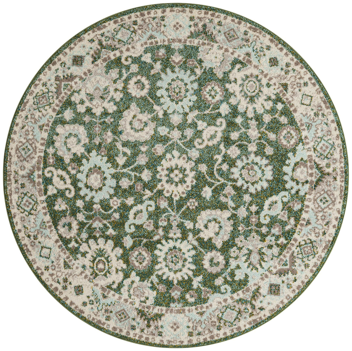 Penrose Krystle Green & Beige Area Rug | Original supplier photo 13