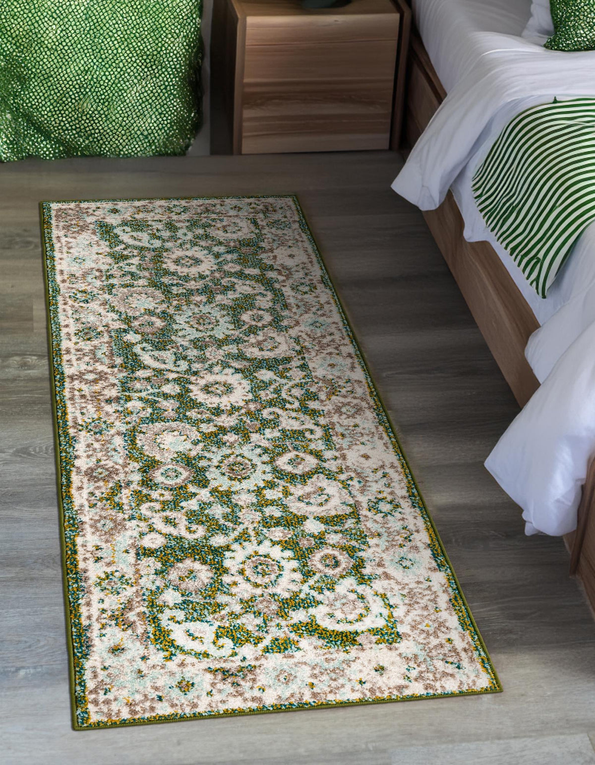 Penrose Krystle Green & Beige Area Rug | Original supplier photo 22