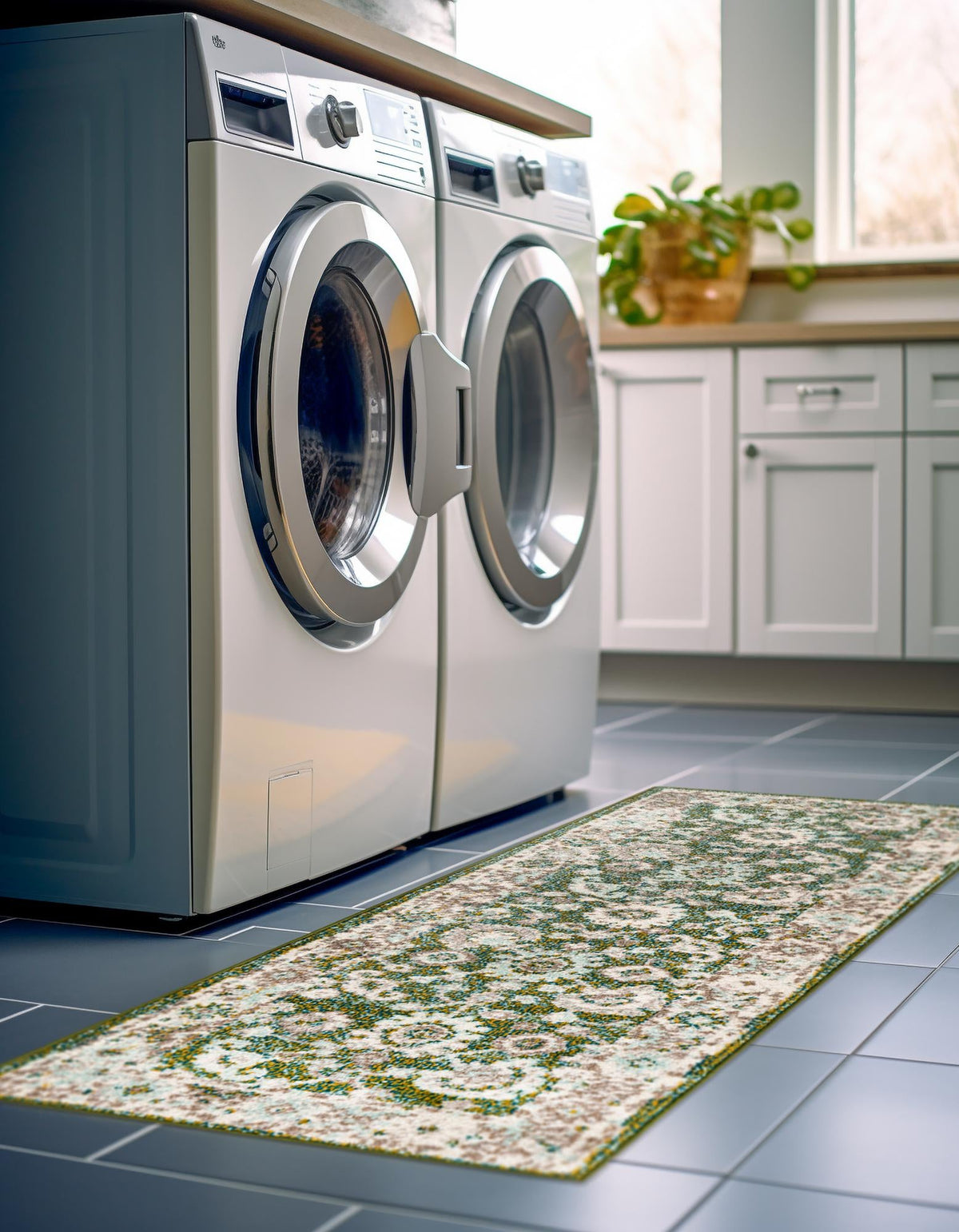 Penrose Krystle Green & Beige Area Rug | Original supplier photo 26