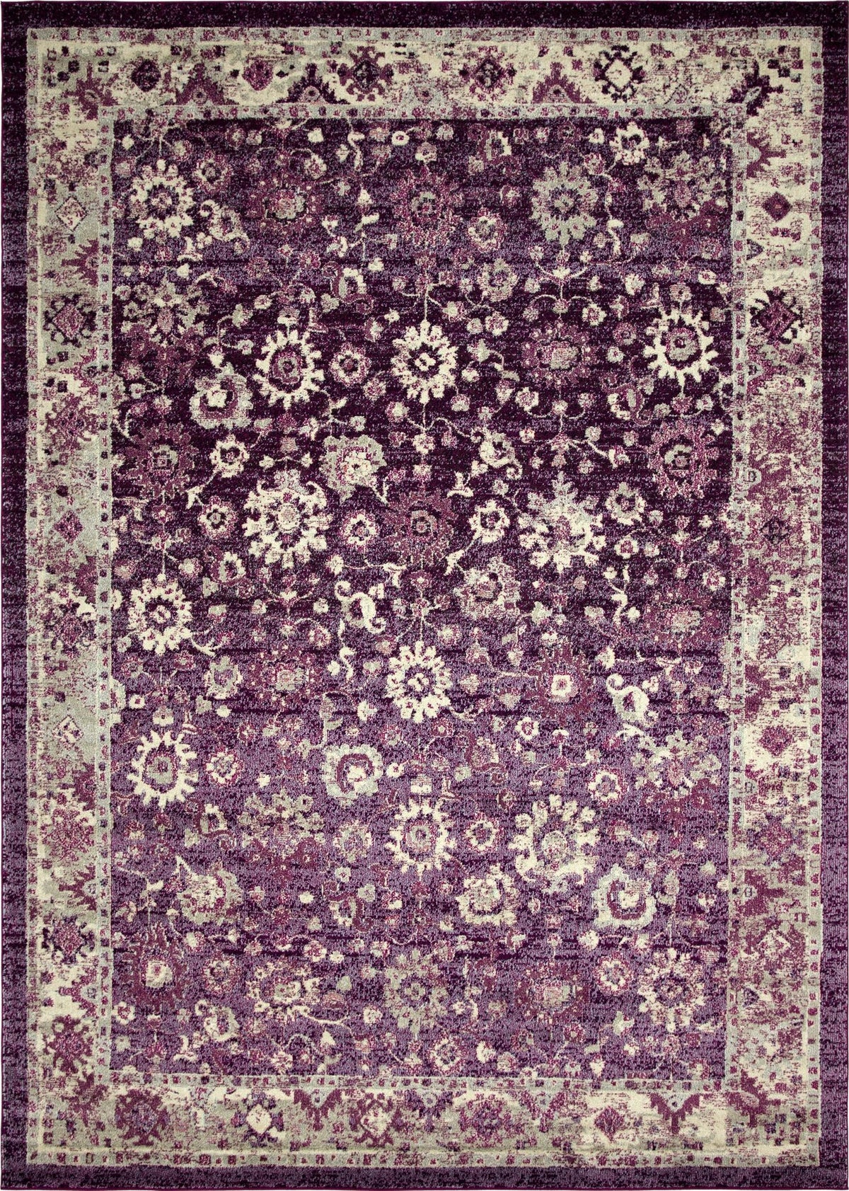 Penrose Krystle Purple & Ivory Area Rug | Original supplier photo 32