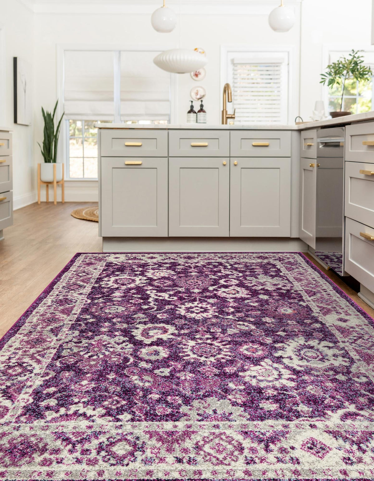 Penrose Krystle Purple & Ivory Area Rug | Original supplier photo 5