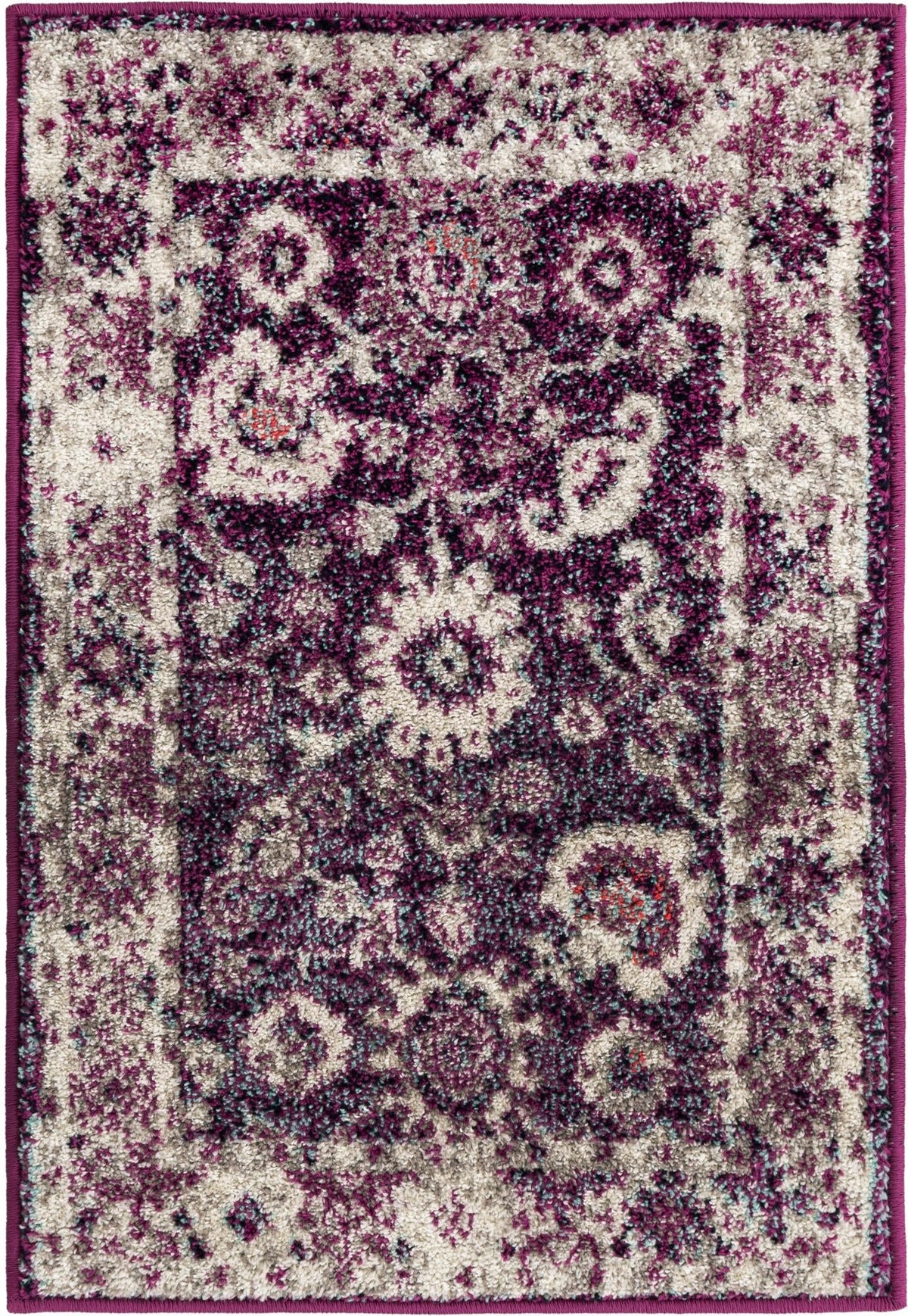 Penrose Krystle Purple & Ivory Area Rug | Original supplier photo 31