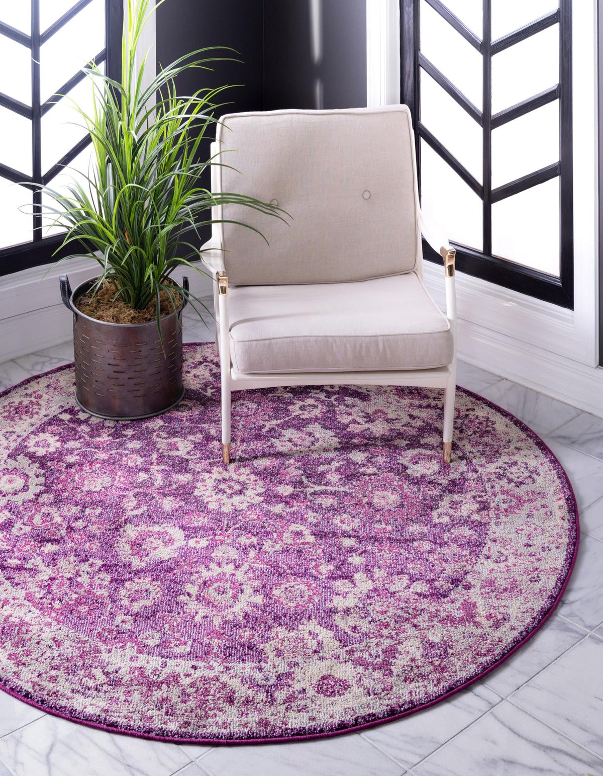 Penrose Krystle Purple & Ivory Area Rug | Original supplier photo 11