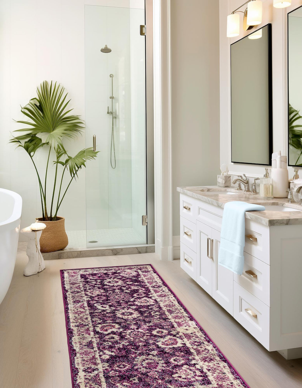 Penrose Krystle Purple & Ivory Area Rug | Original supplier photo 23