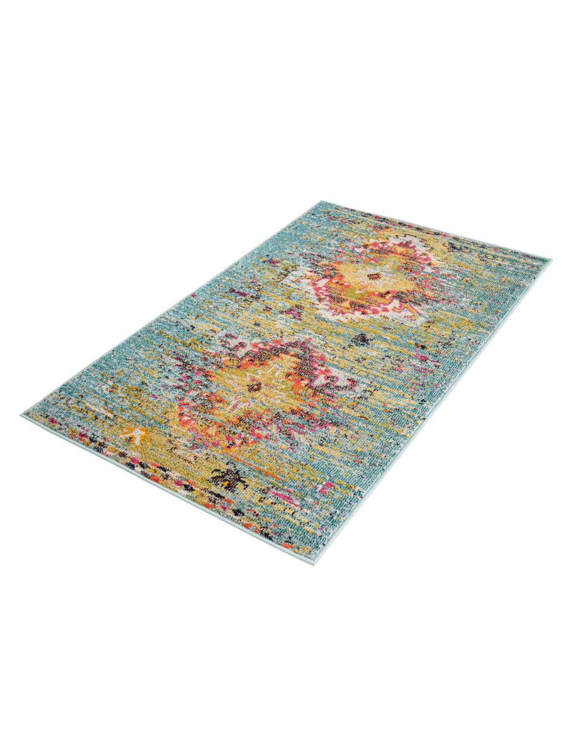 Vita Chagall Turquoise & Cream Area Rug | manufacturer source supplemental photo 3144744_surround_1_ls.jpg