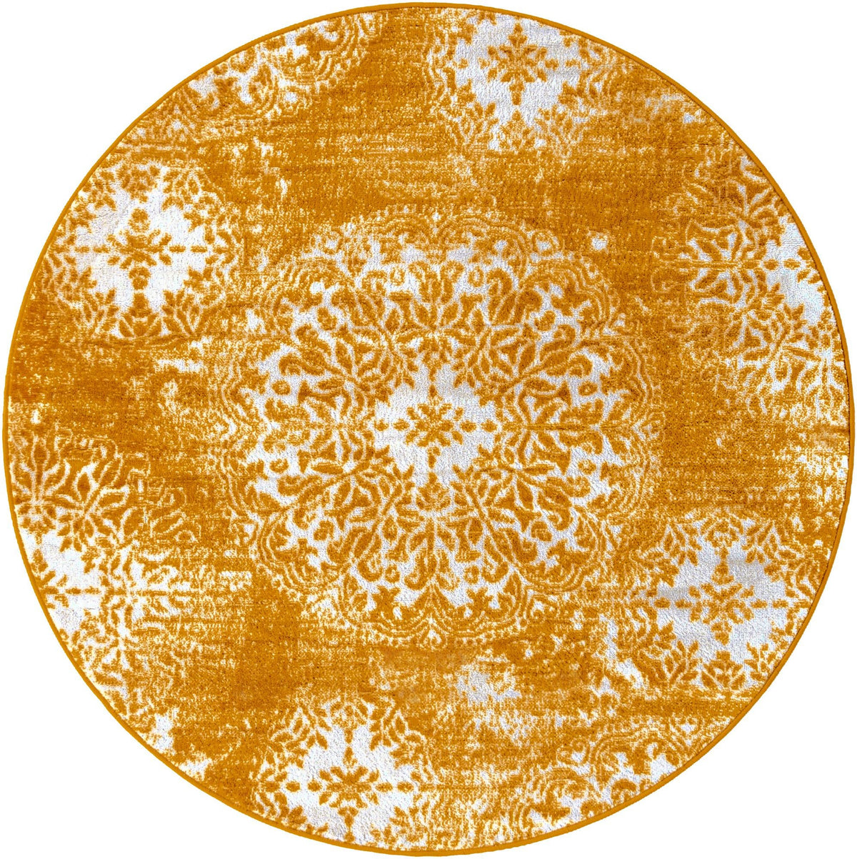 Sofia Grand Yellow & Ivory Area Rug | Manufacturer additional original detail or rug view