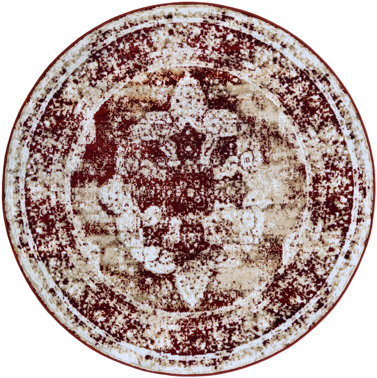 Sofia Salle Garnier Burgundy/Ivory | Supplier rug image / alternate view
