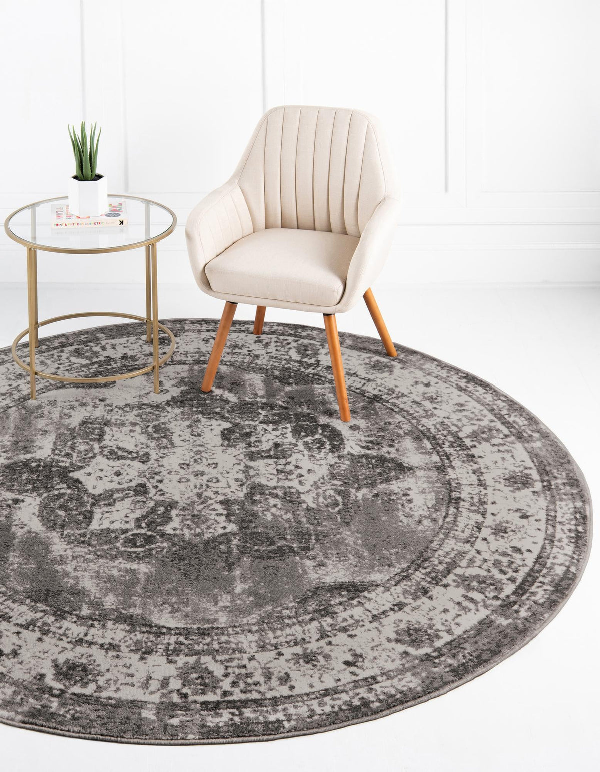 Sofia Salle Garnier Gray & Ivory Area Rug | Original supplier photo 20