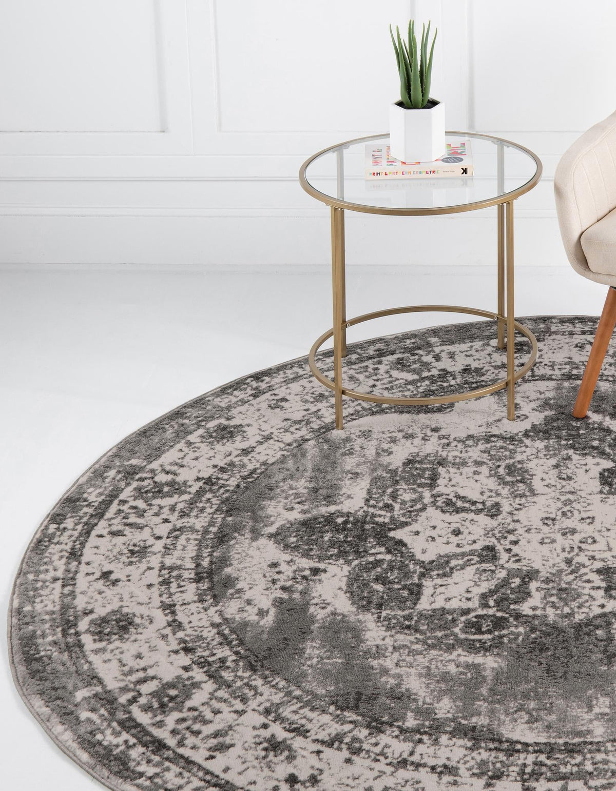 Sofia Salle Garnier Gray & Ivory Area Rug | Original supplier photo 22