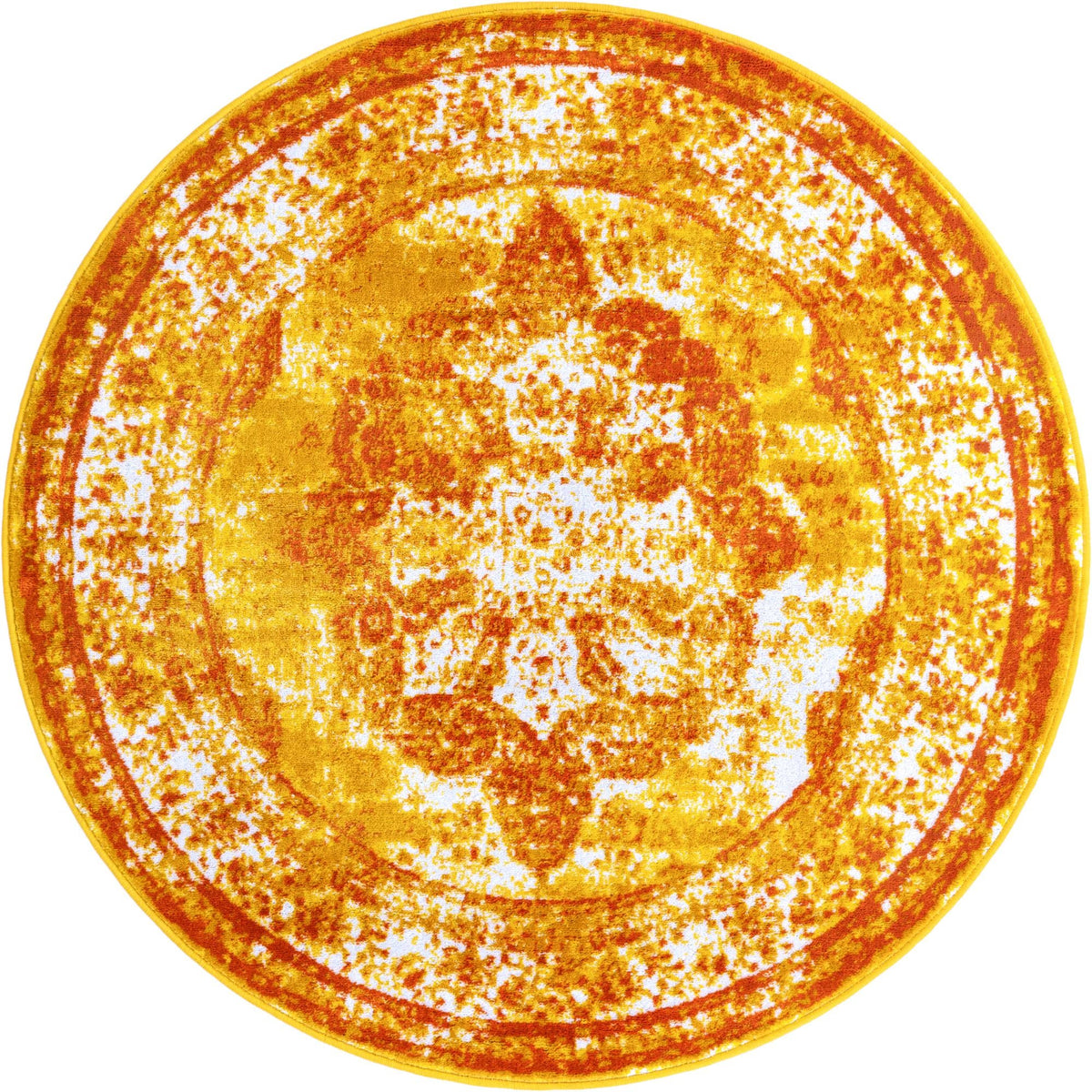 Sofia Salle Garnier Orange & Yellow Area Rug | Manufacturer additional original detail or rug view