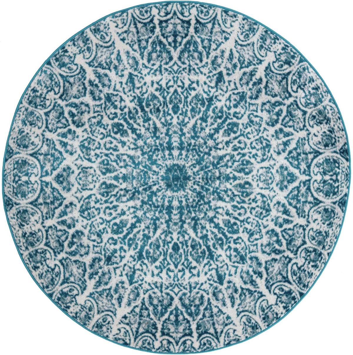 Sofia Grace Turquoise & Ivory Area Rug | Original supplier photo 51