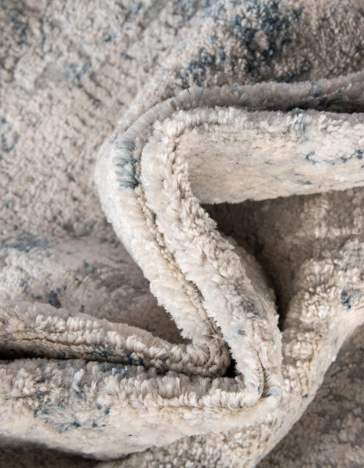 Caspian Rasht Gray Blue & Ivory Area Rug | Unique Loom high-resolution supplier additional photo 3147806_image_1026.jpg