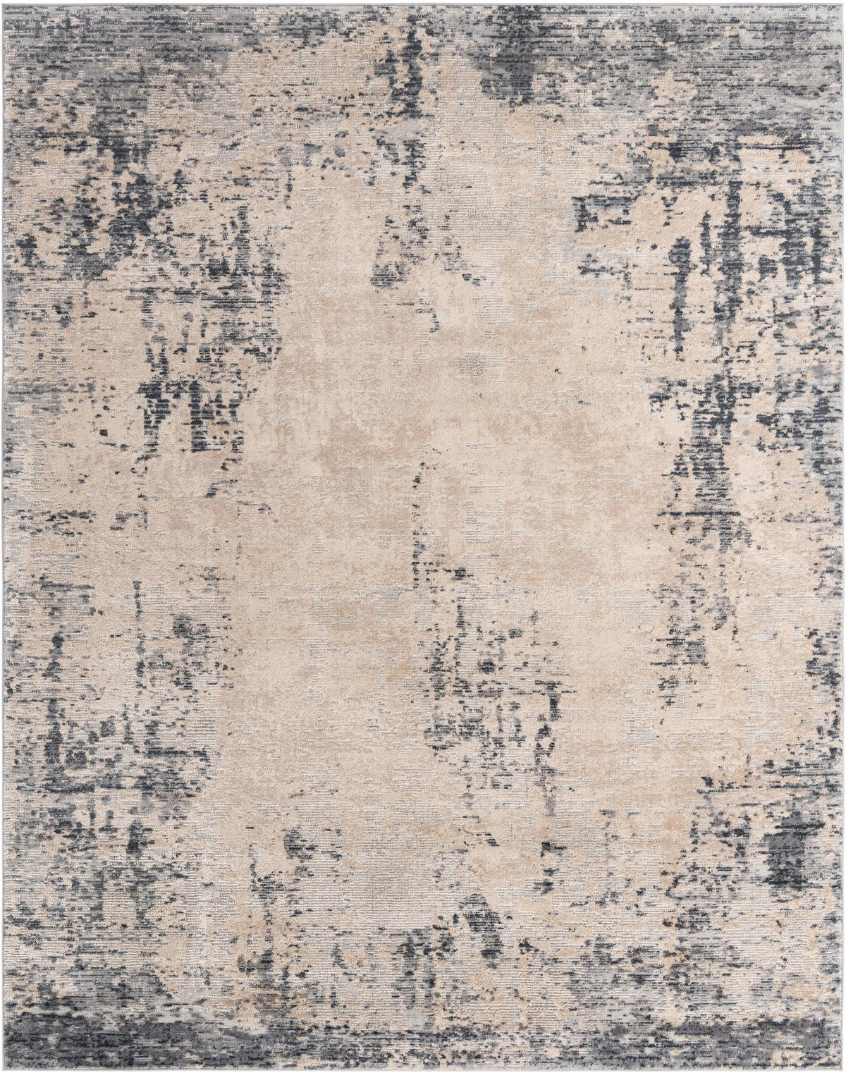 Caspian Behshahr Bone & Gray Area Rug | exact lead 3147823 overhead
