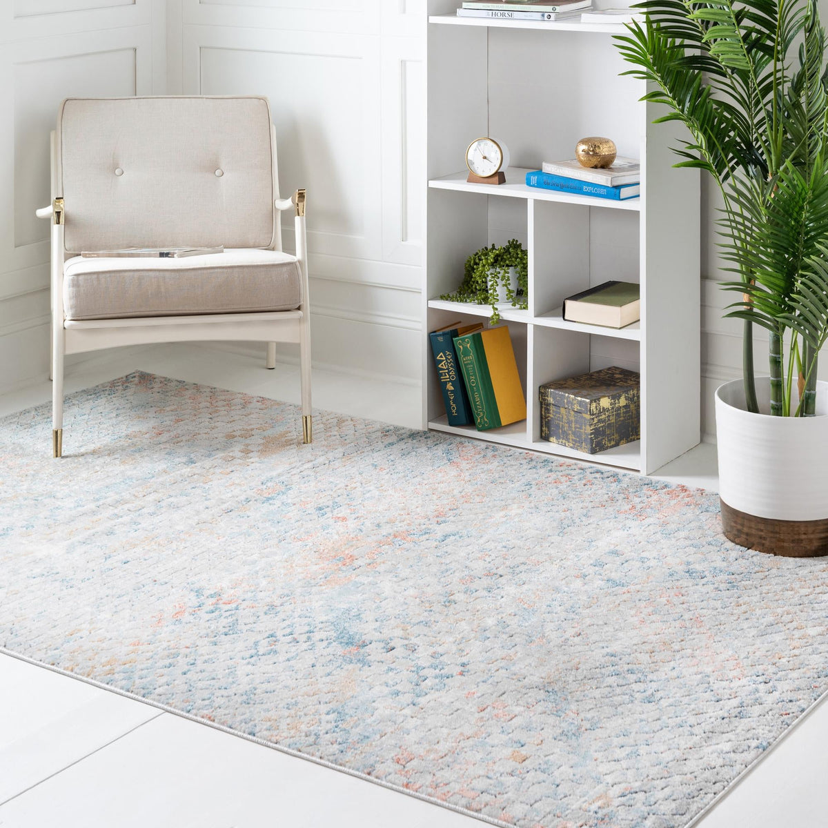 Leipzig Grunderzeit Multi & Black Area Rug lifestyle Rectangle