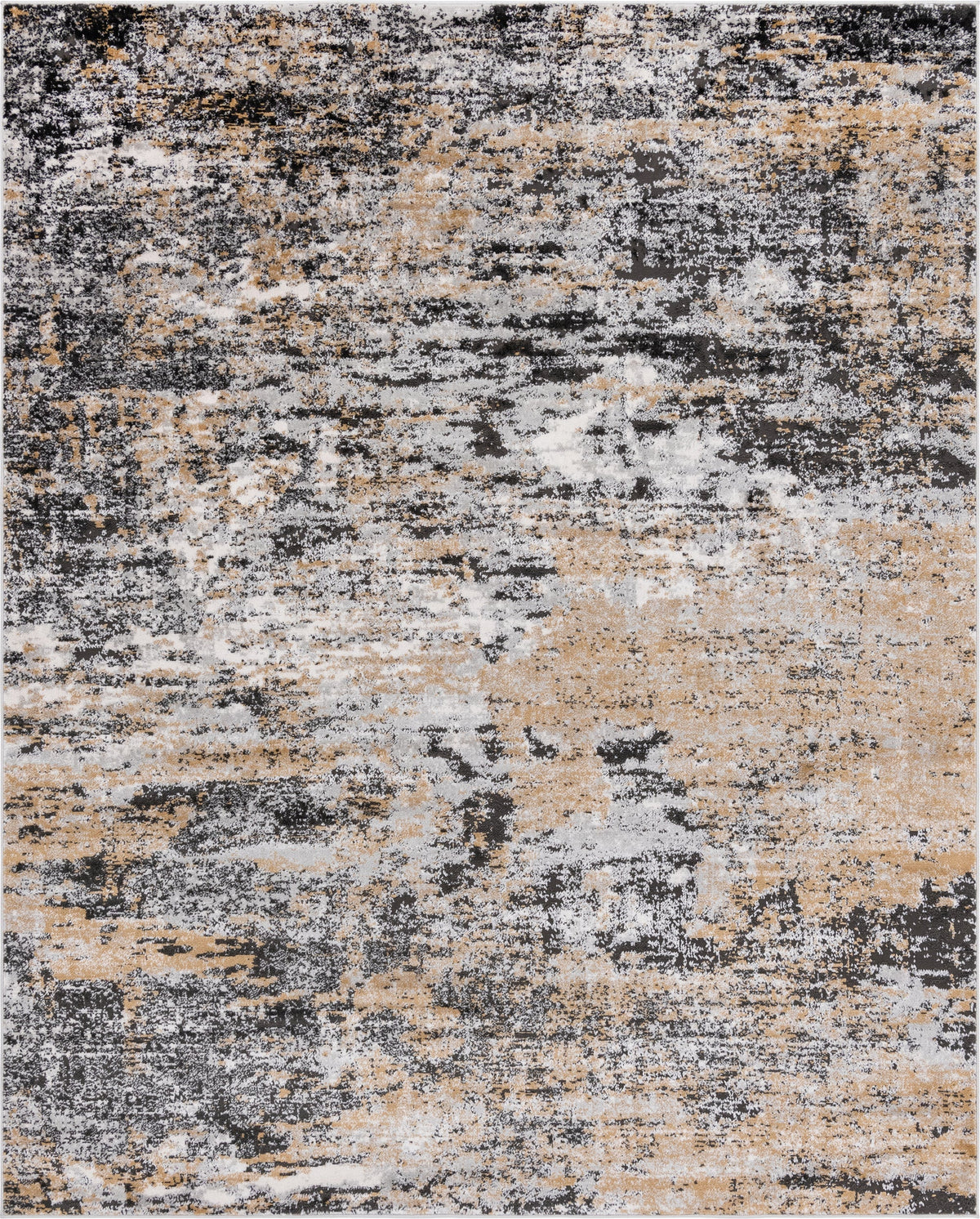 Leipzig Bach Beige & Ivory Area Rug overhead Rectangle 8' x 10'