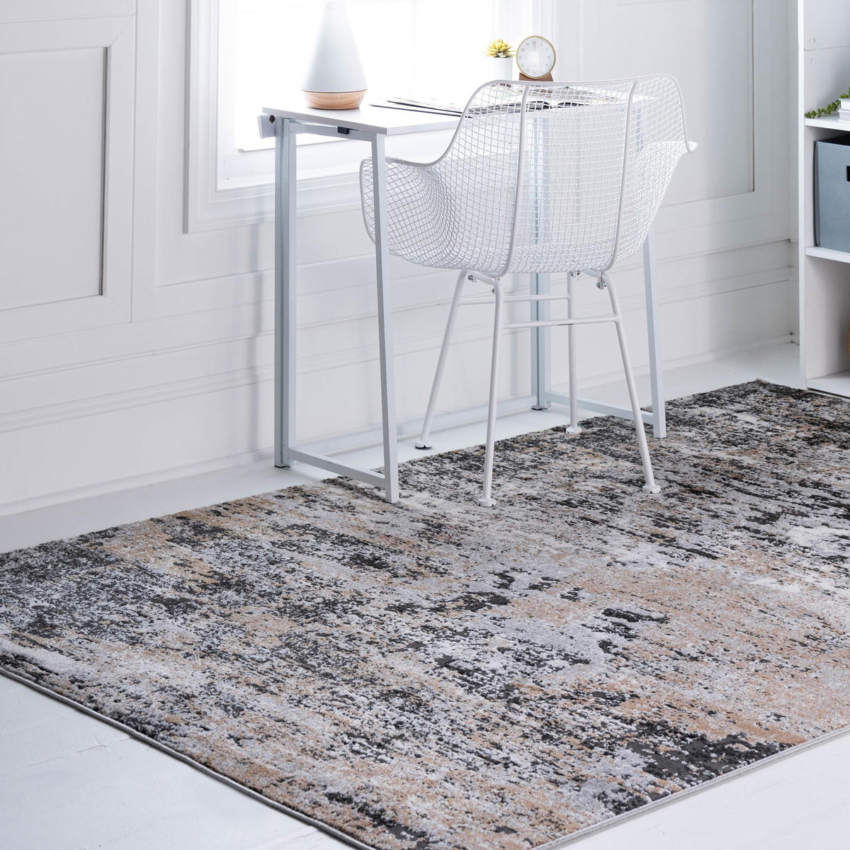 Leipzig Bach Beige & Ivory Area Rug lifestyle Rectangle