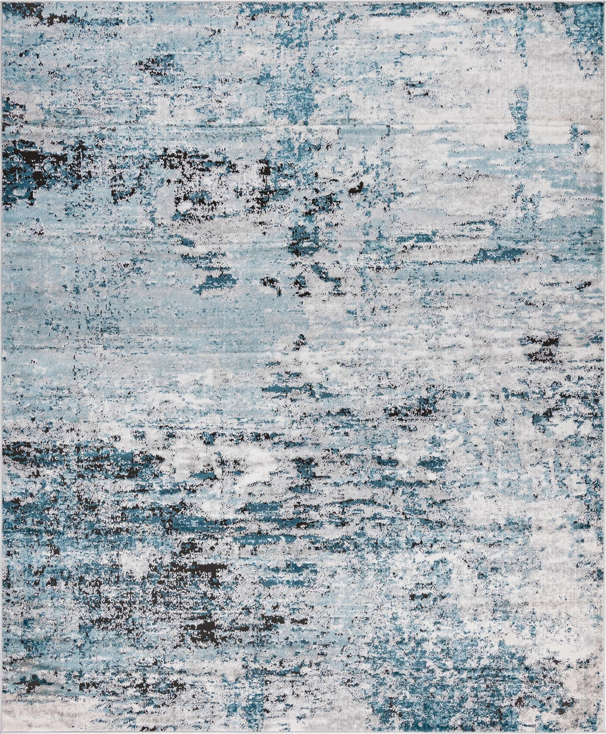 Leipzig Bach Blue/Ivory | Overhead rug, default SKU 3148596
