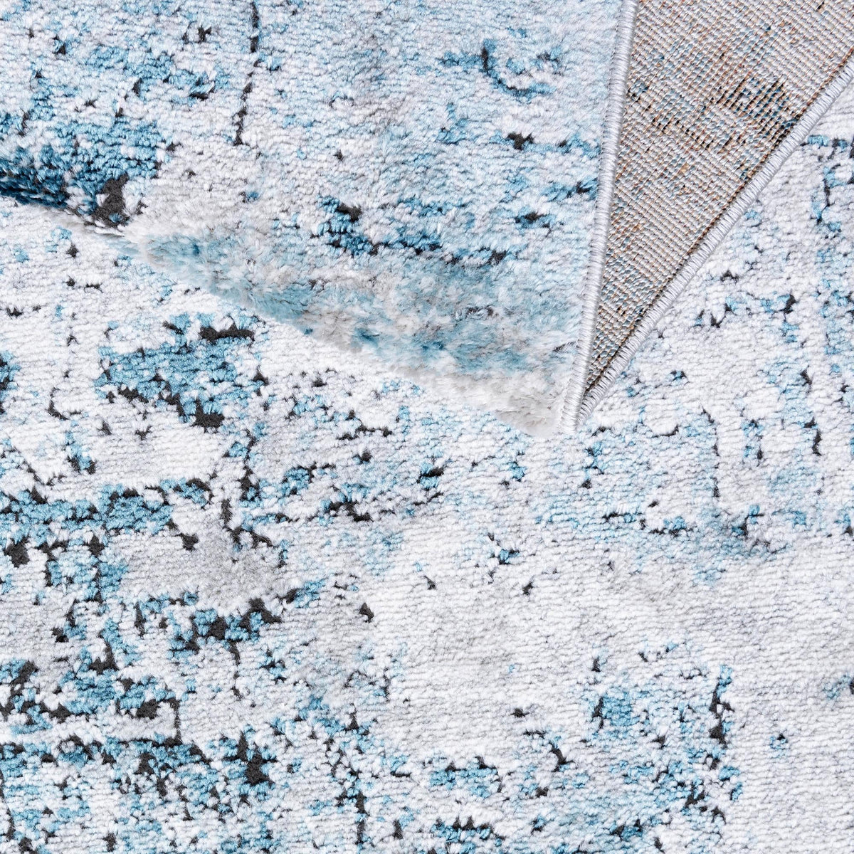Leipzig Bach Blue/Ivory | Supplier rug image / alternate view