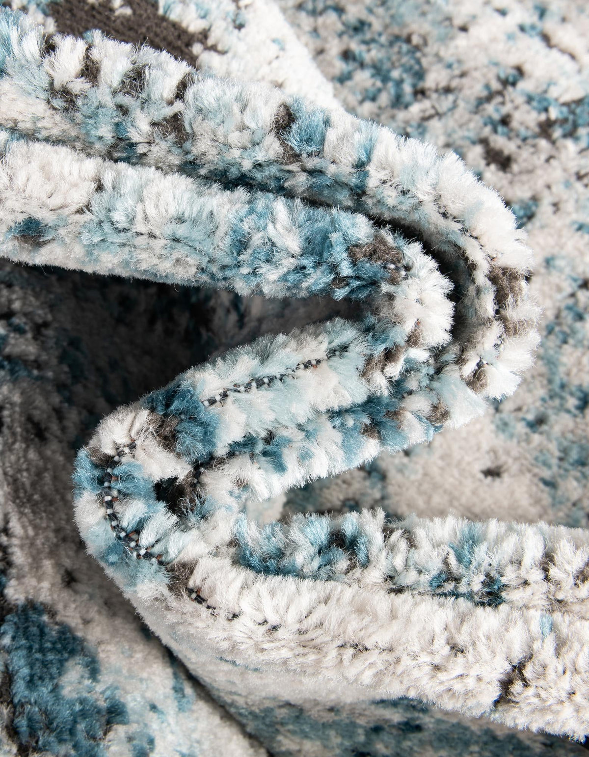 Leipzig Bach Blue/Ivory | Supplier rug image / alternate view