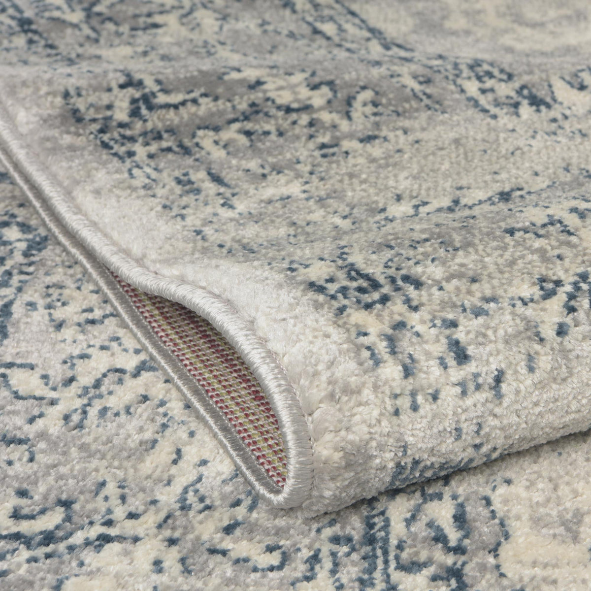 Unique Loom Sumter Collection Area Rug - Edmunds (Gray/Ivory) detail