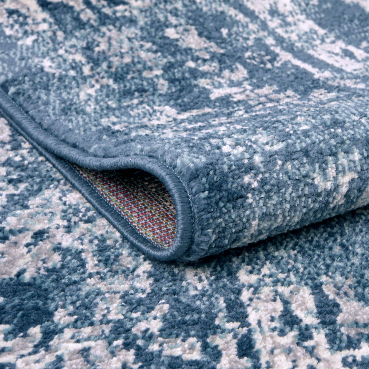 Unique Loom Sumter Collection Area Rug - Edmunds (Navy Blue/Gray) detail