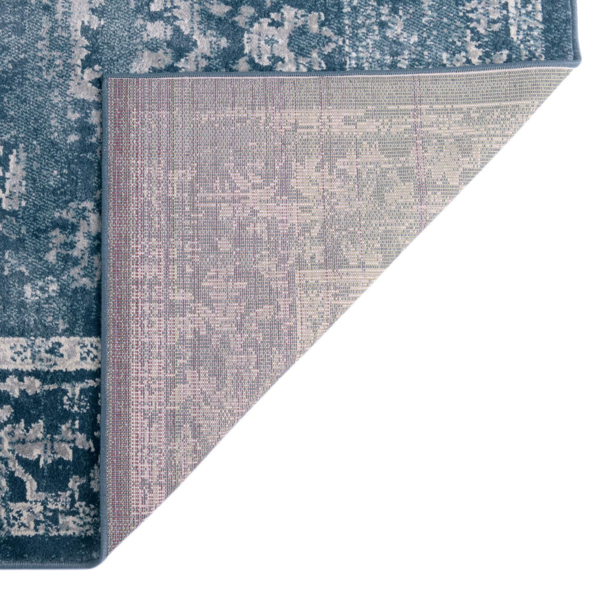 Unique Loom Sumter Collection Area Rug - Edmunds (Navy Blue/Gray) detail